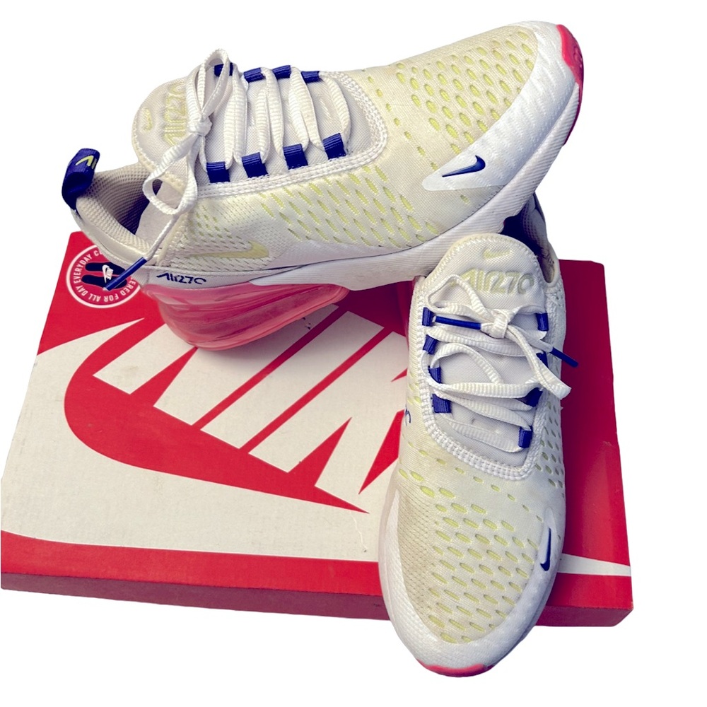 Nike Air Max 270 W 7.0 PINK WHITE NEON